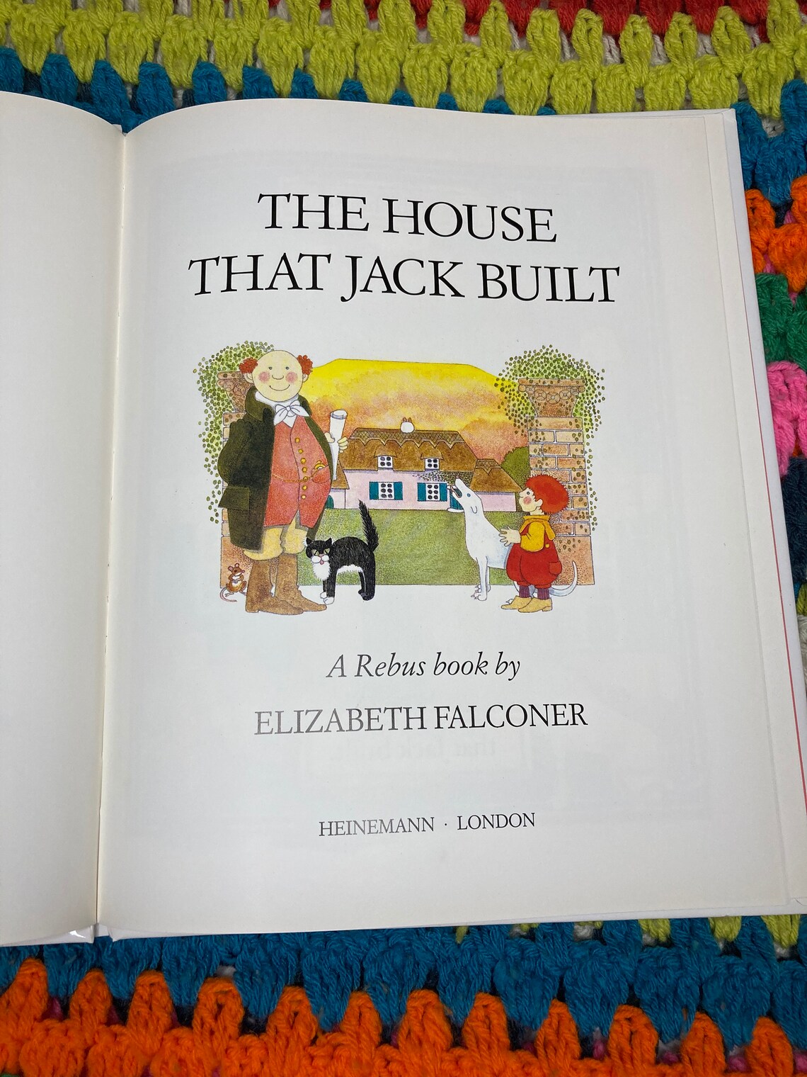 This is the House That Jack Built Book 1990 Etsy