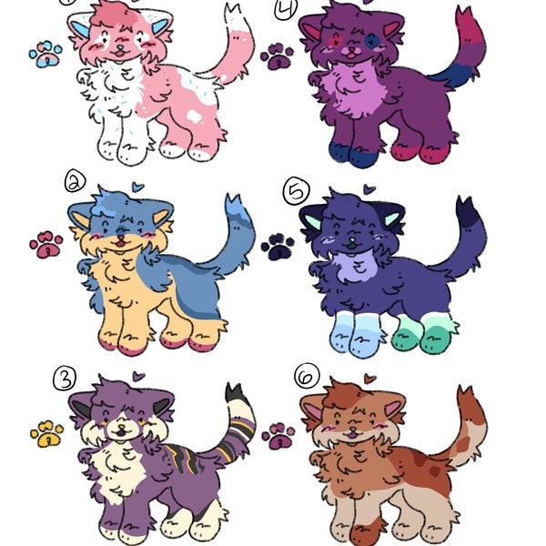 Pride flag kitty adopts