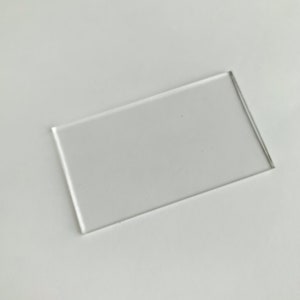 Oval Vertical Rectangle BOOKMARK Acrylic BLANK Sets of 5, Acrylic Blan –  Posh Glitter, LLC