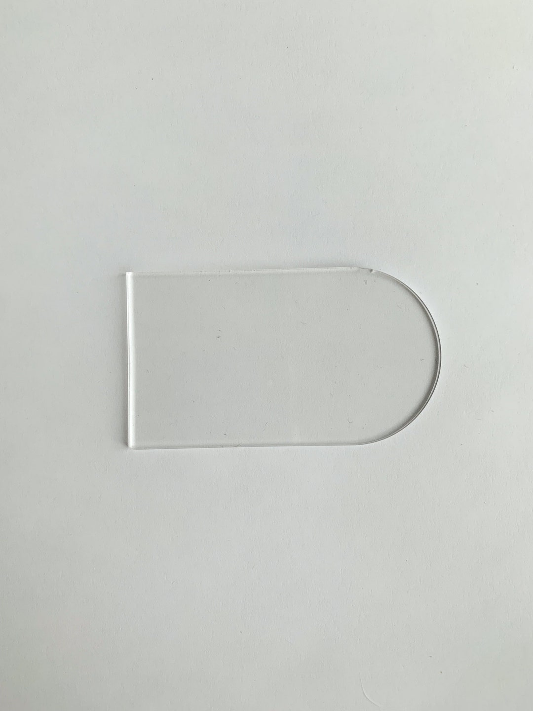 10 Arch Acrylic Blank Oblong Acrylic for Place Card 2x3.5 Arched