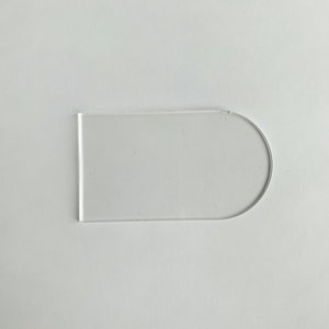 10 arch acrylic blank | oblong acrylic for place card | 2x3.5&quot; arched acrylic DIY | DIY acrylic blank | DIY wedding acrylic | set of 10