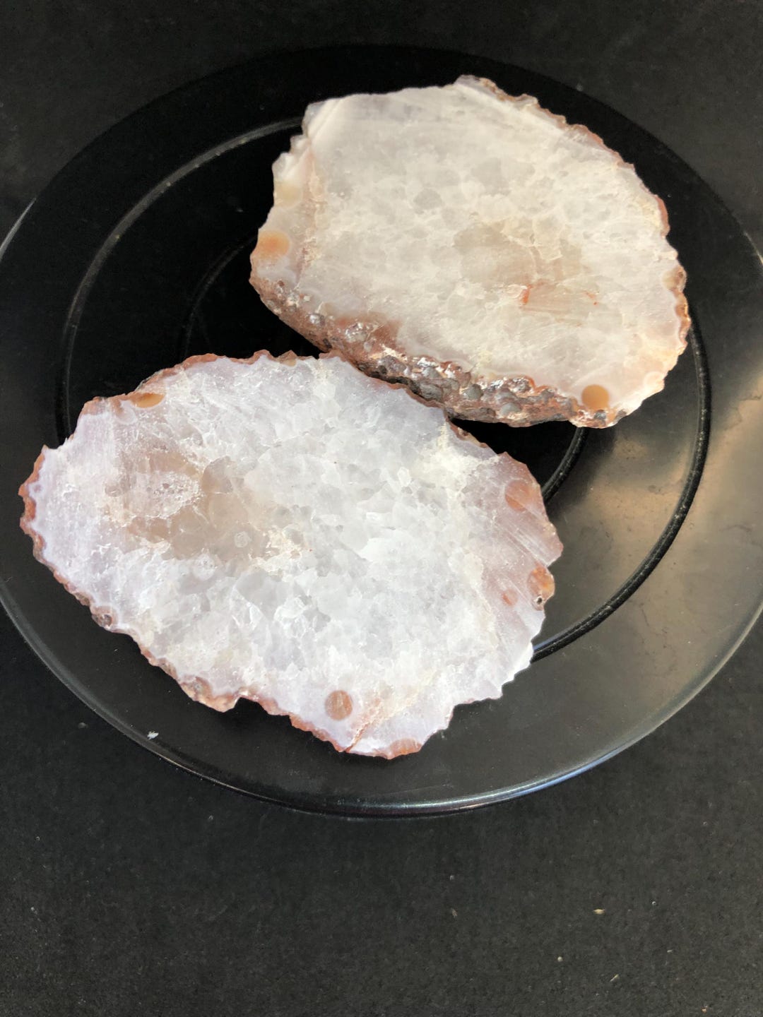Agate Creek White Full Geode Cut and Polished, Australia - Etsy