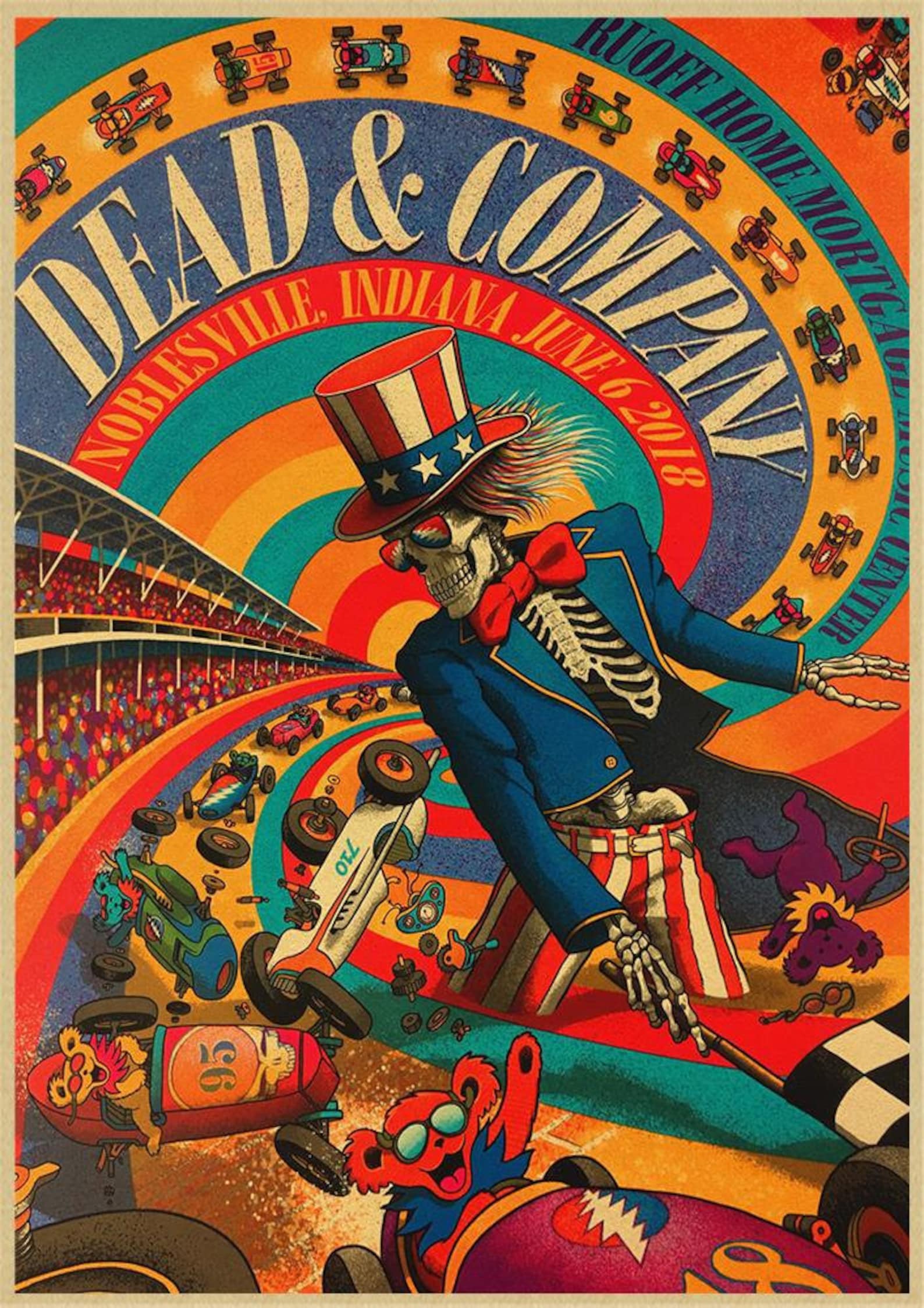 The Grateful Dead VintageRetro posters Wall art Wall decor Etsy