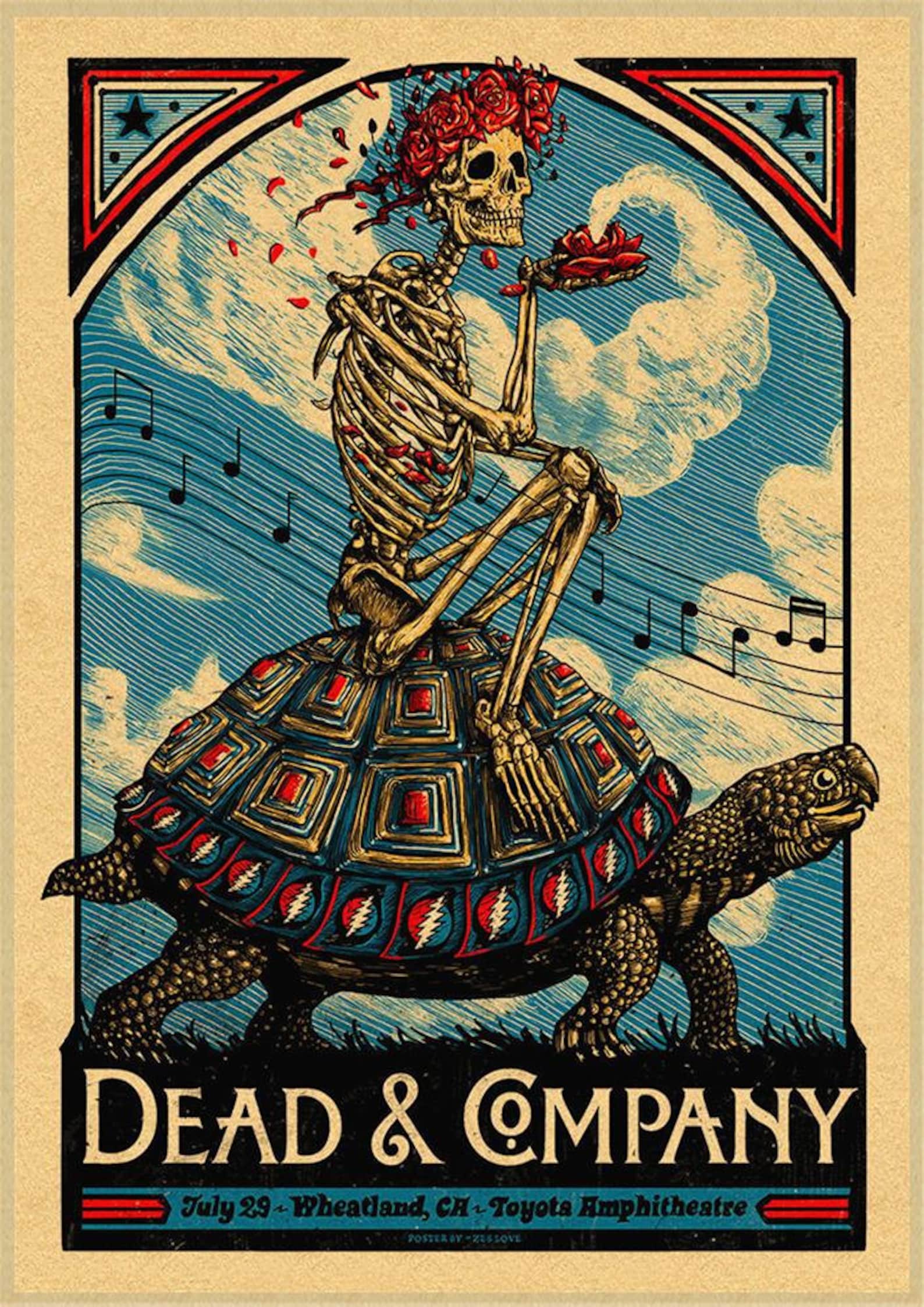 The Grateful Dead VintageRetro posters Wall art Wall decor Etsy