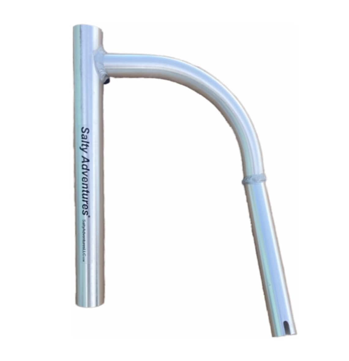 EDSRDPLT 2006 7.75' Anchor And Push Pole, Floating Shallow Water Anchor Pole With T-Handle And Compass, Multifuction Fiberglass Anchor Pin On The Beach