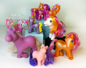 Vintage Hasbro My Little Pony lot of 9