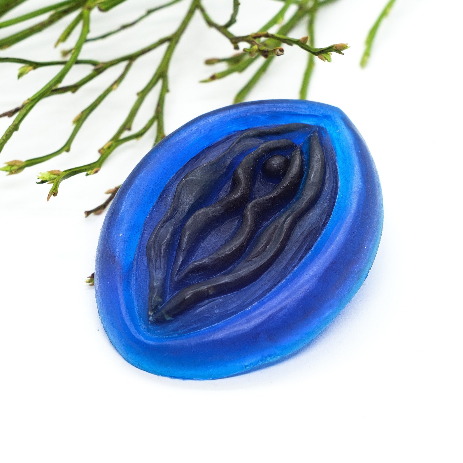 Vulva Soap With Sandalwood Oil and Aloe Vera in a Gift Box Etsy