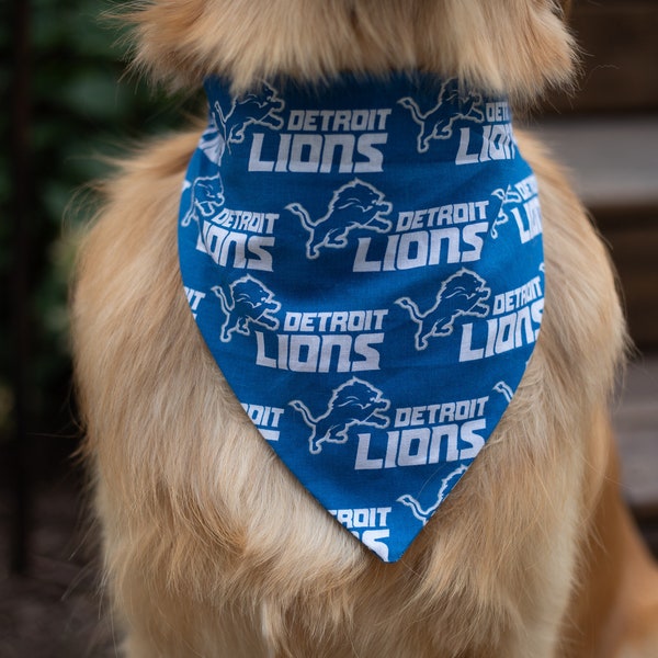 Detroit Lions Scrunchie Bandana