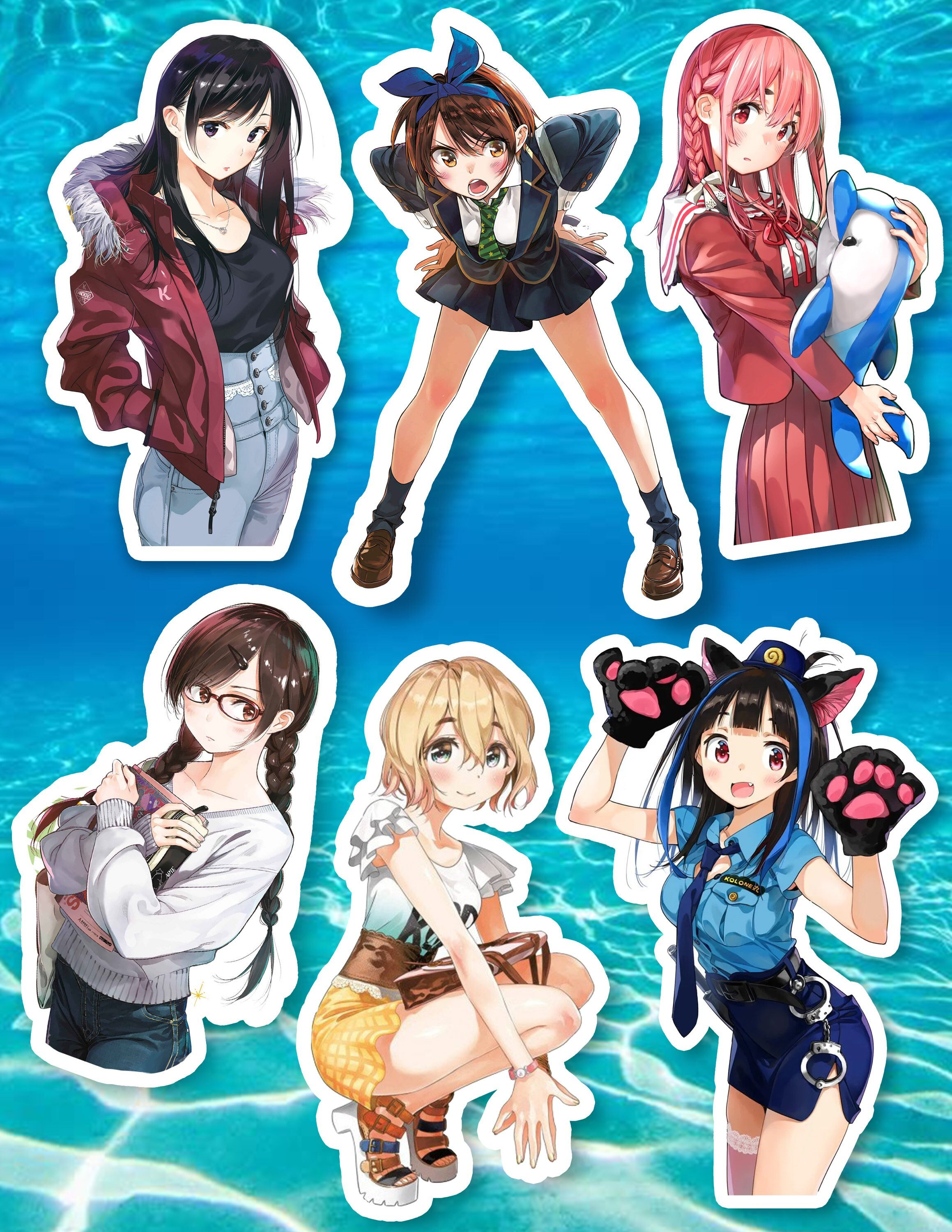 Classroom of the Elite Kiyotaka Ayanokoji HorikitaSuzune Wall Sticker Kraft  Poster Retro Poster Japanese Anime Poster
