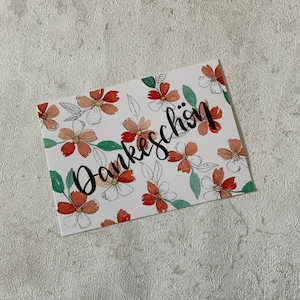 Postkarte „Dankeschön“