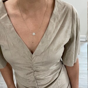 Samt Kleid