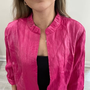 Fuchsia blazer