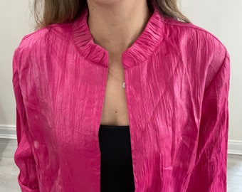 Fuchsia blazer