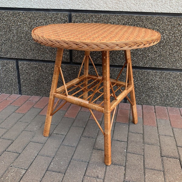 Wicker Coffee Table Etsy wicker-coffee-table-etsy