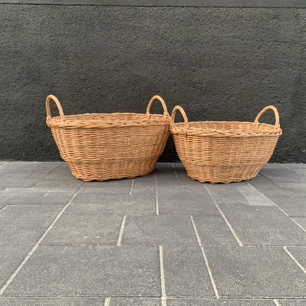 wicker basket bag, large rattan basket, large wicker basket, large basket, basket large, firewood box, woven large basket, wicker firewood