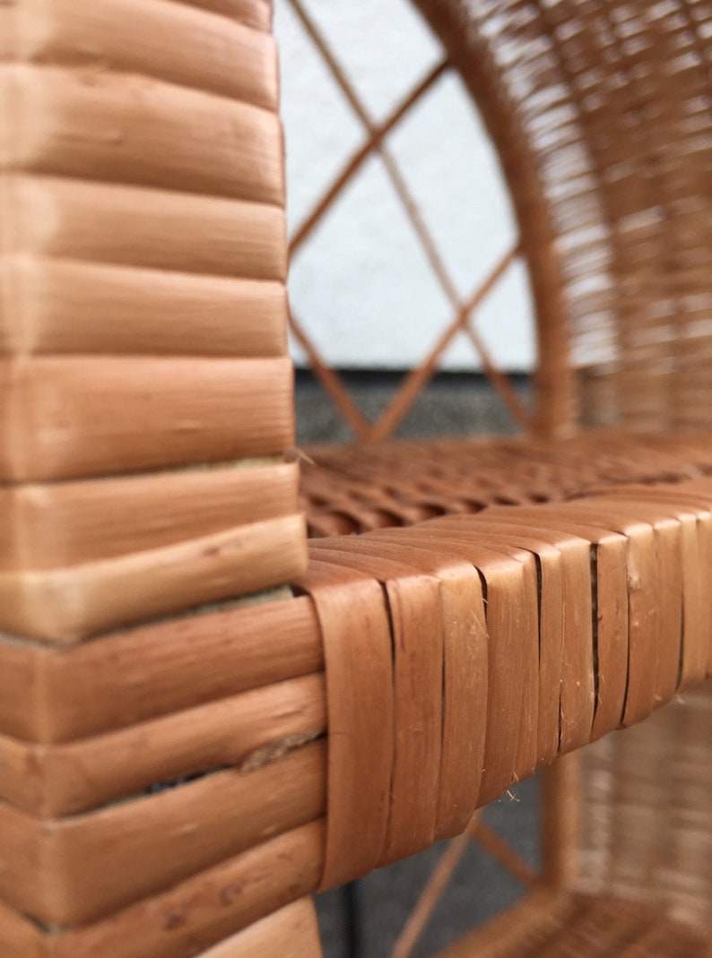 Arched Wicker Shelf Arched Rattan Shelf Wicker Etsy