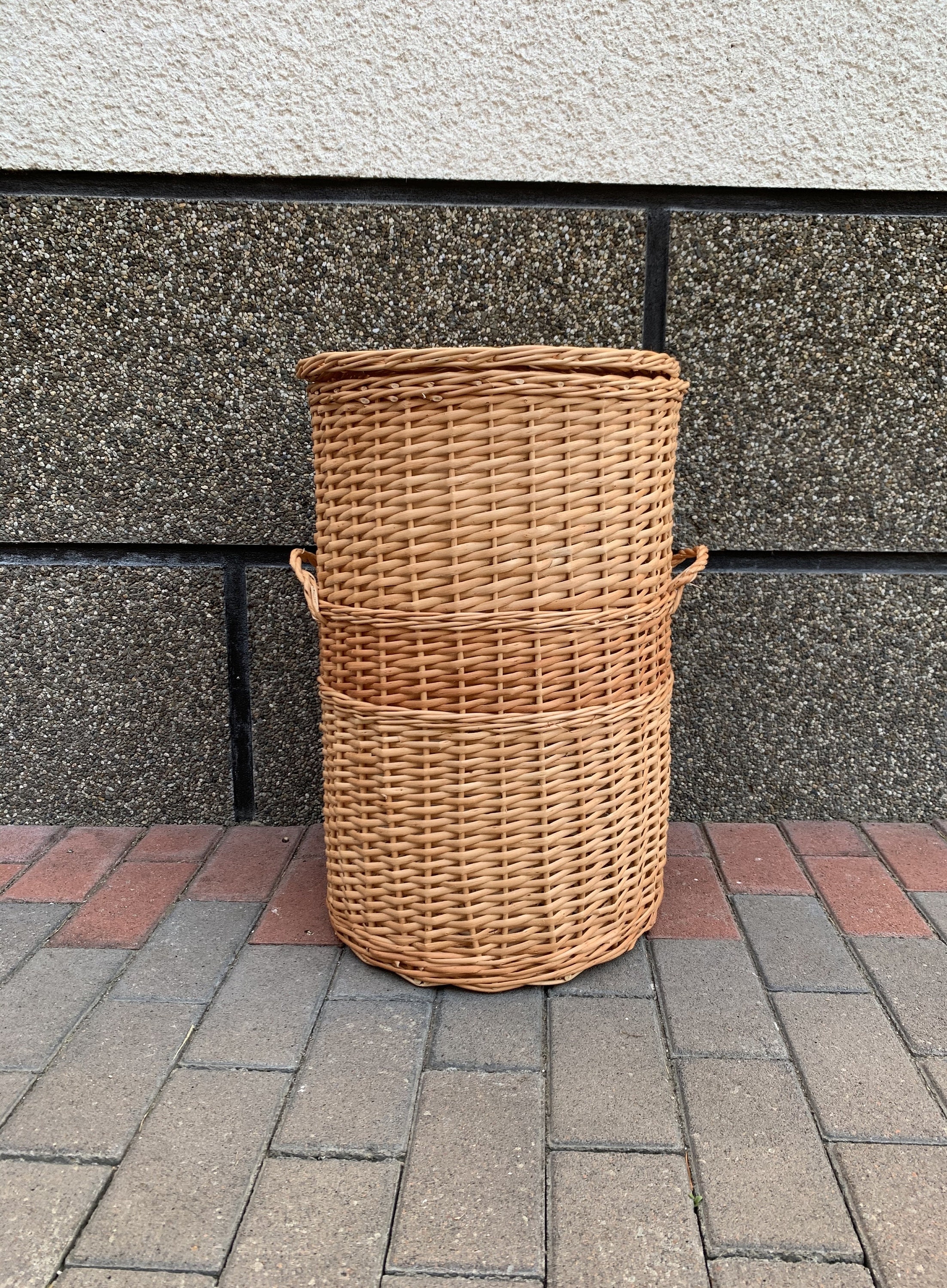 Large wicker laundry basket online