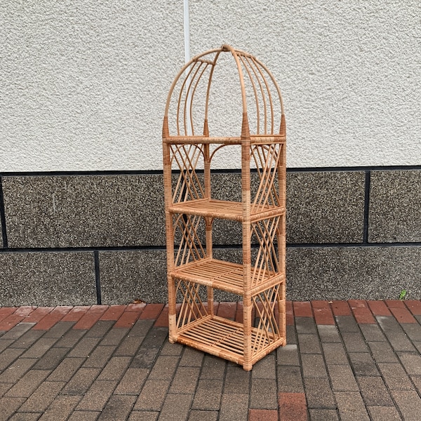 rotan boekenplank, boho boekenplank, rieten rotan plank, rotan plank hoog, etagere plank, rotan wandplank, rotan etagere, rotan boekenkast