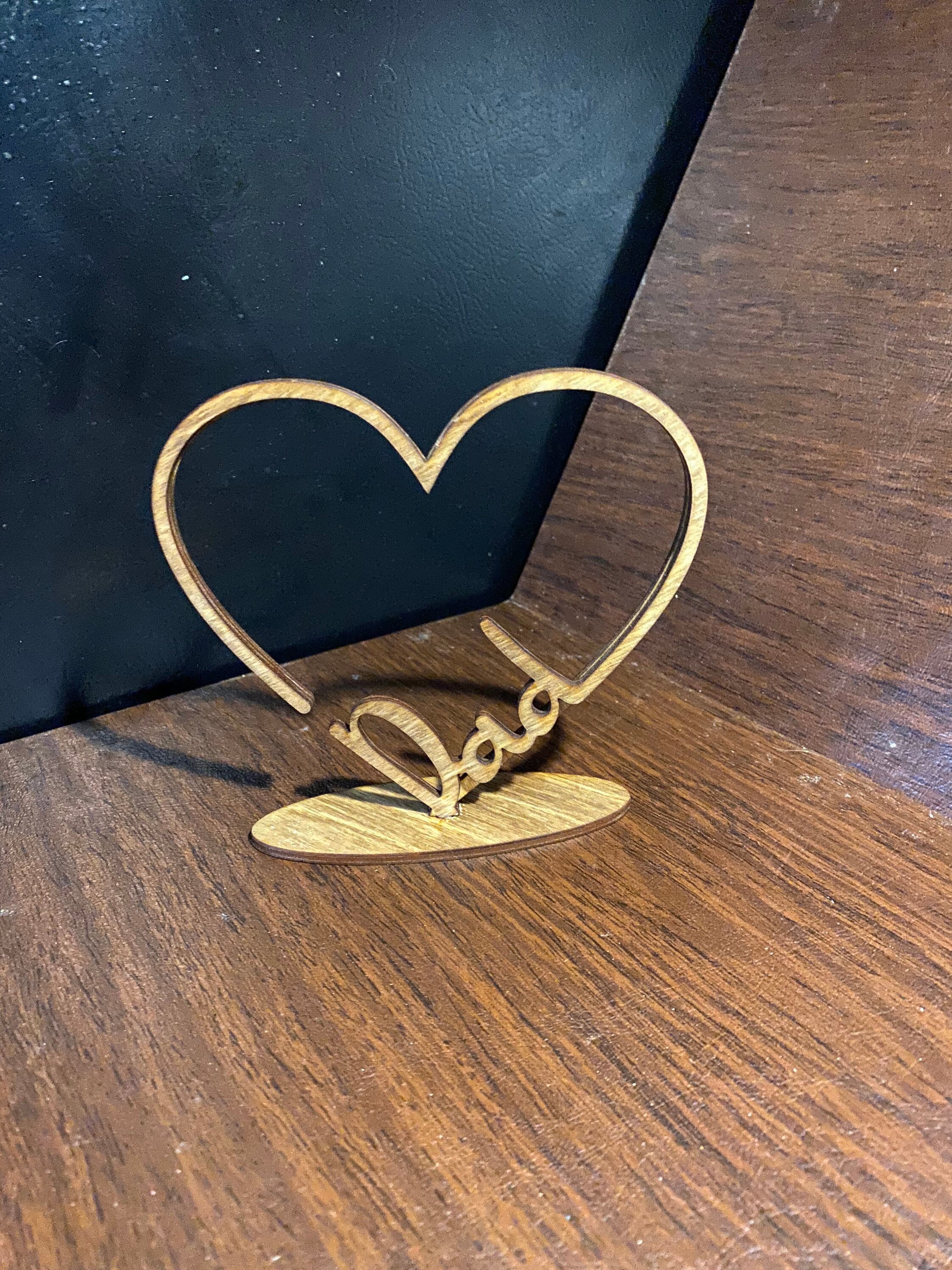 Heart Shaped Picture frame Etsy