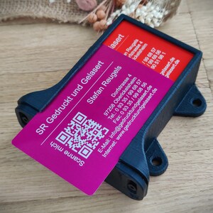 Magazin Visitenkarten Aluminium Jig für Faserlaser Geschenk