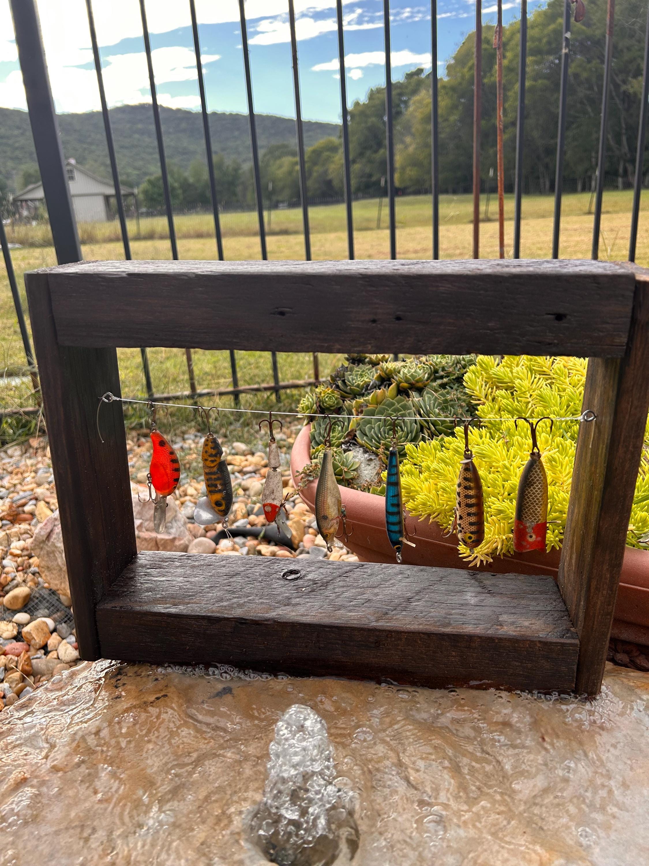 Vintage Fishing Display - Etsy