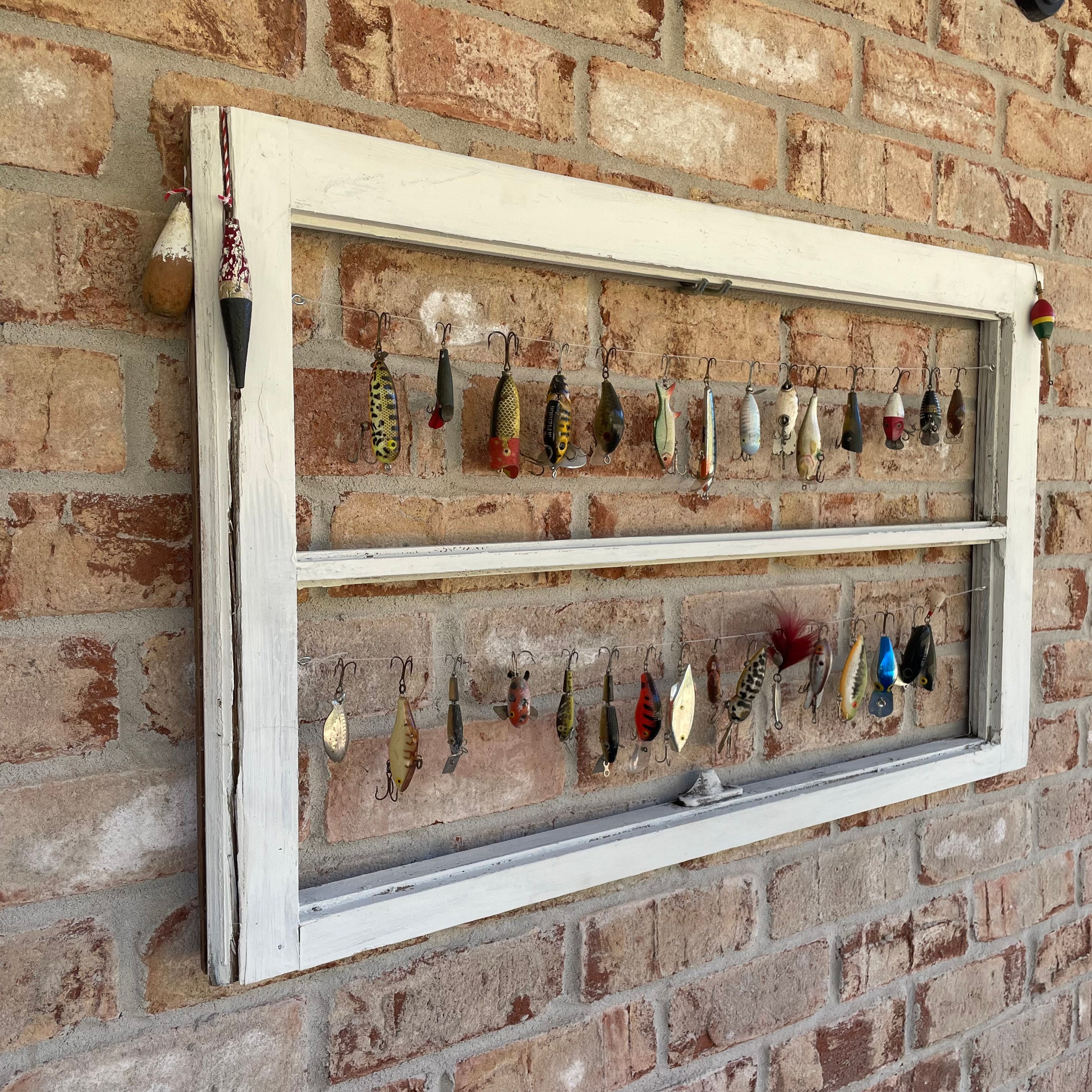 Fishing Lure Display Case, Fishing Reel Display, Fishing Shadow Box 