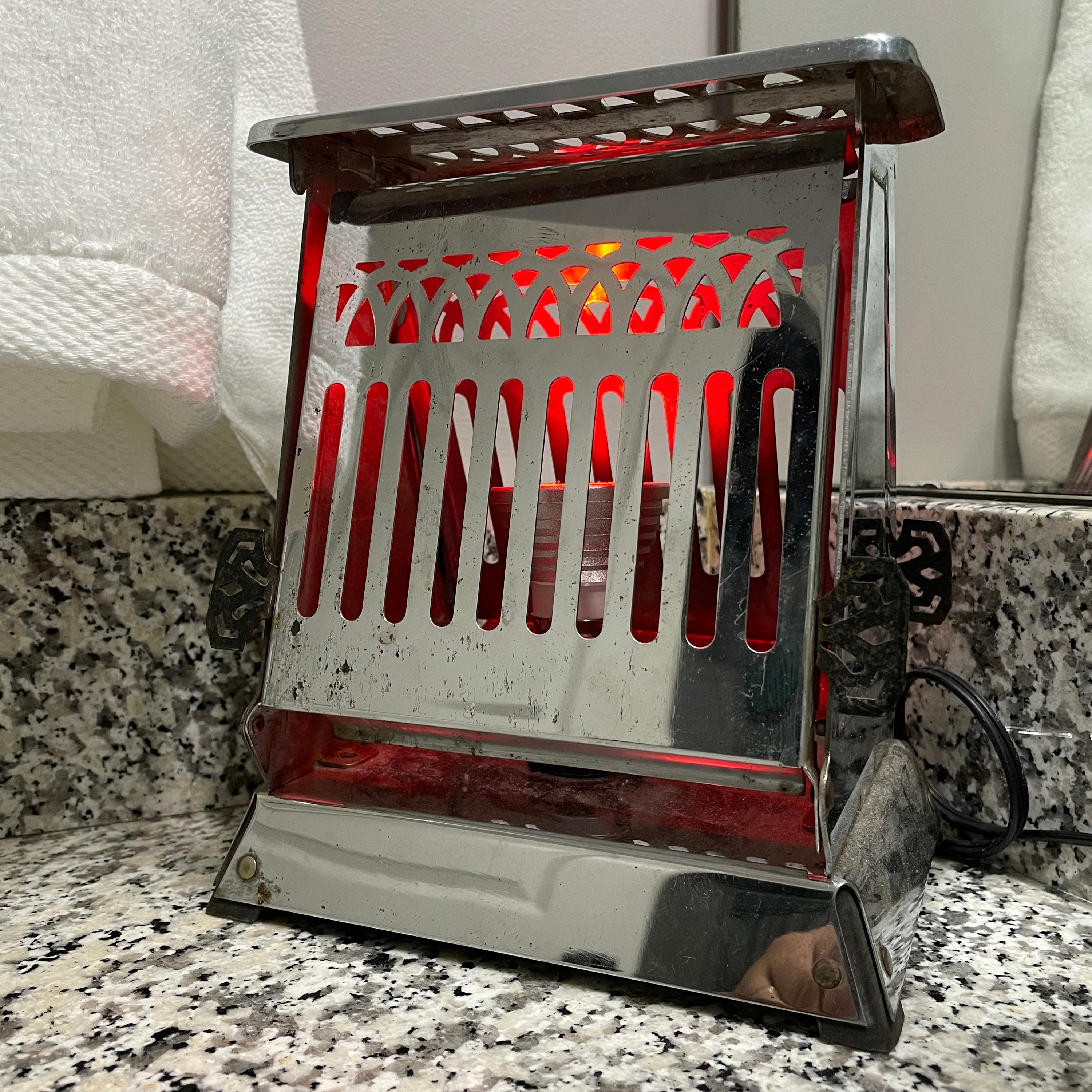 Vintage Toaster Lamp Color Changing Toaster Lamp Art Deco Etsy