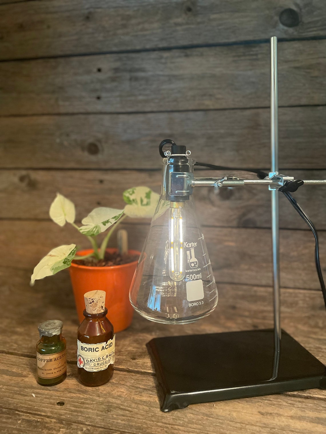 Chemistry Beaker Lamp/ Laboratory Lamp/ Chemistry Teacher Etsy