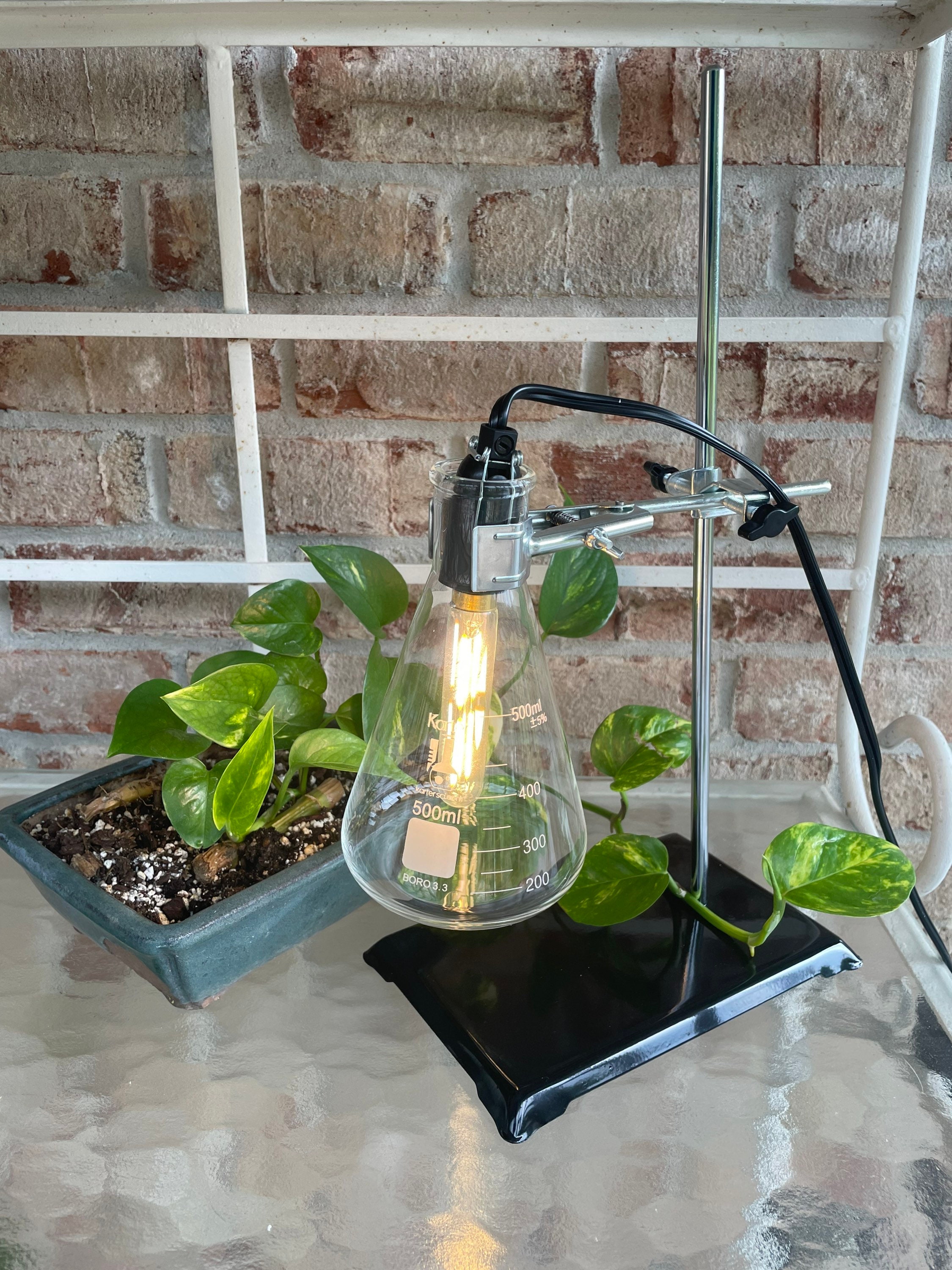 Chemistry Beaker Lamp/ Laboratory Lamp/ Chemistry Teacher Etsy