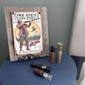 Vintage Hunting Wall Art and Sign | Hunting Gift for Dad  | Man Cave Hunting Gift