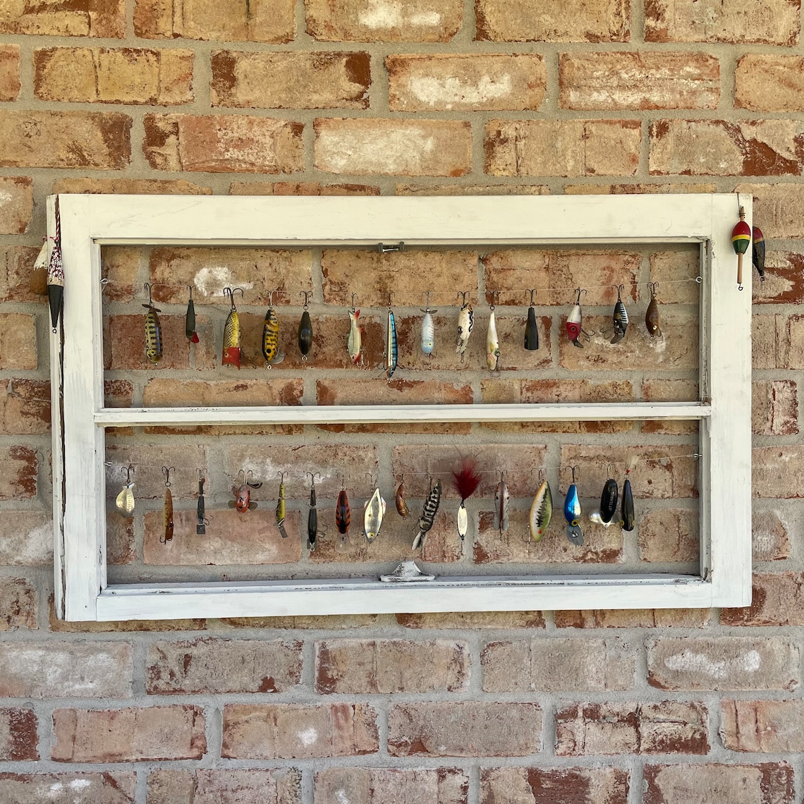 Vintage Fishing Lure Display Fishing Gift for Dad Vintage Etsy