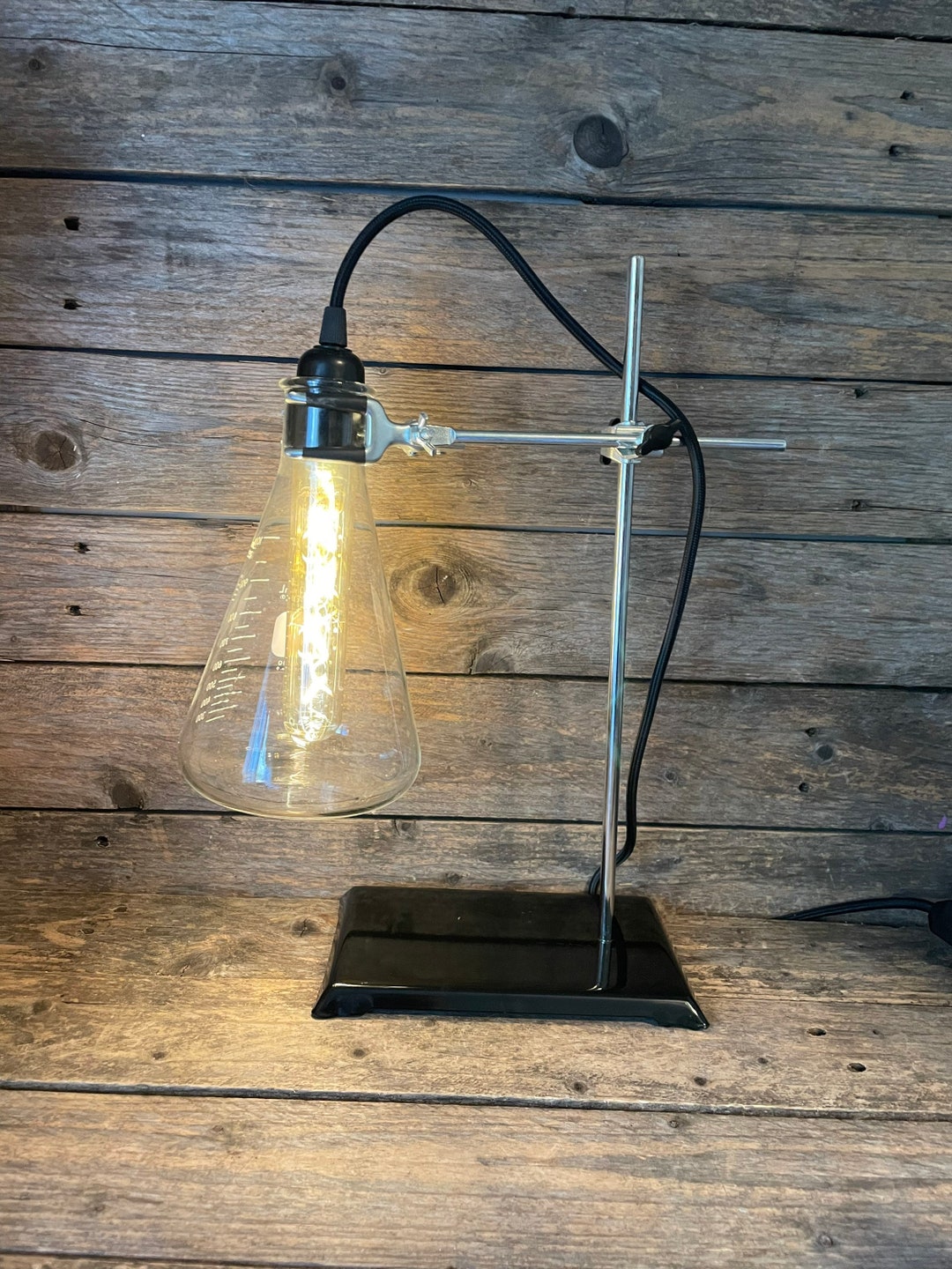 Chemistry Beaker Lamp/ Laboratory Lamp/ Chemistry Teacher Gift/ Edison ...