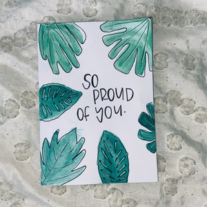 Afstudeerkaart - 'So Proud of You'
