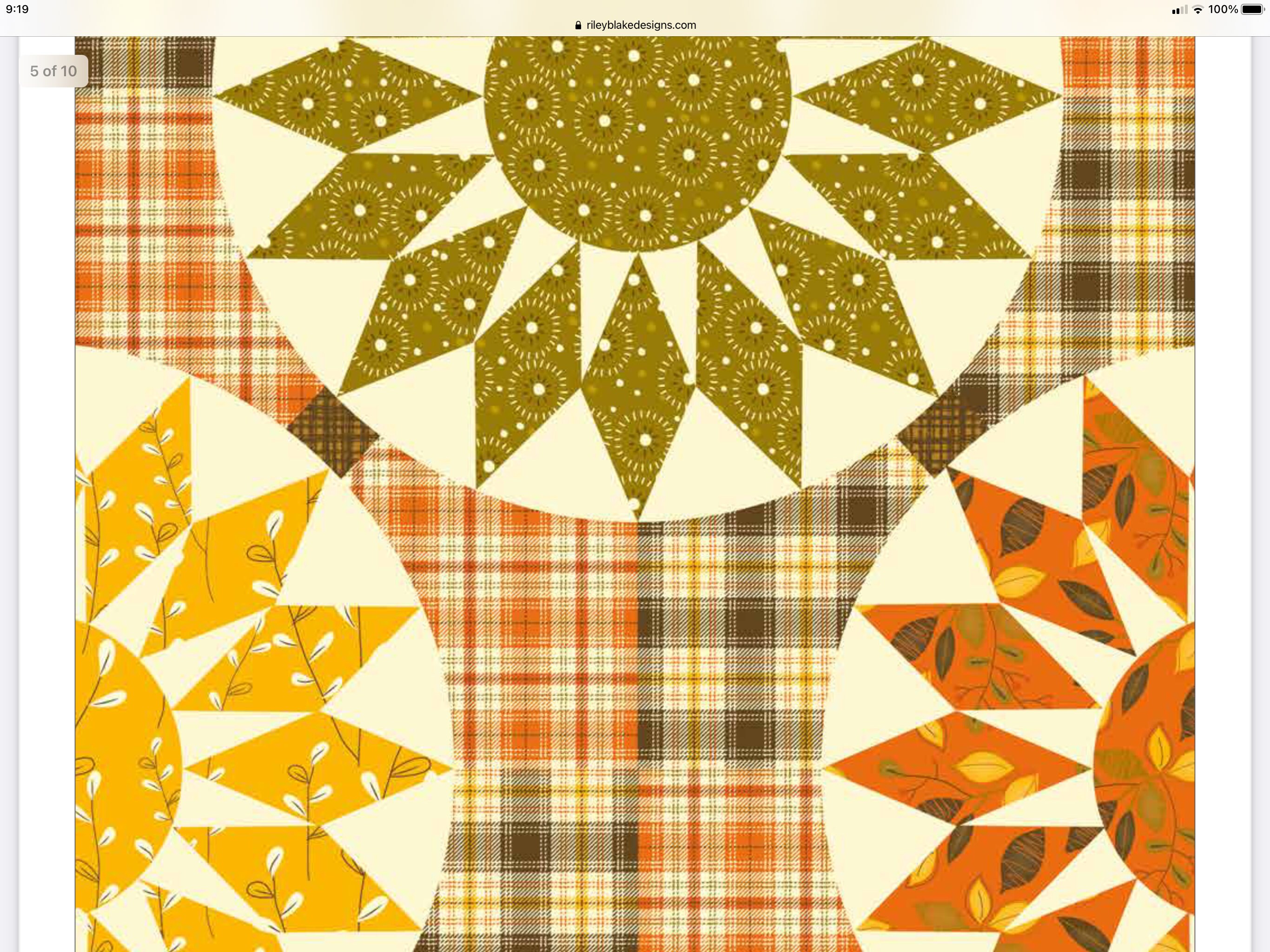 Adel In Autumn Cheater Print By Riley Blake Etsy