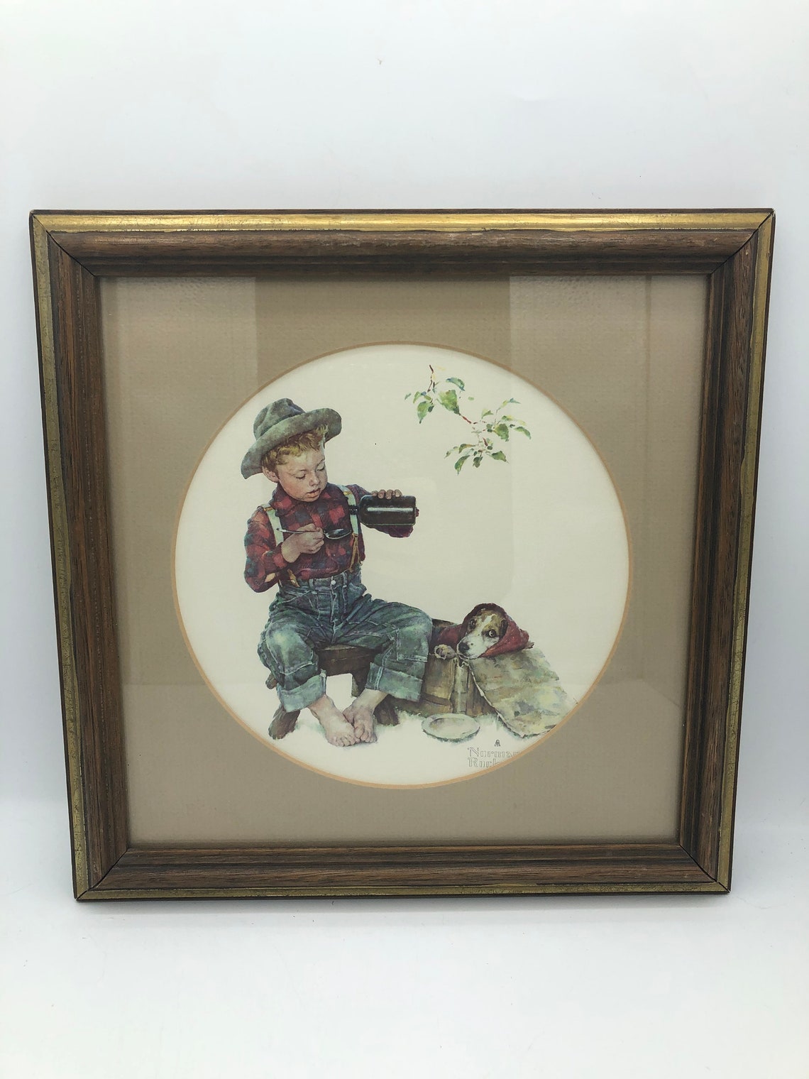 Vintage Norman Rockwell Framed Prints Vintage Framed Beagle Etsy