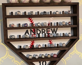 Large Baseball Ring and Medal Display (SR3)