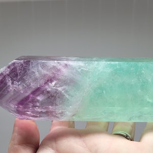 Watermelon Fluorite Tower (Crystal)