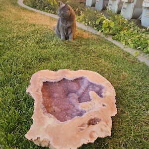 12.7 kg Pink Amethyst Geode Crystal
