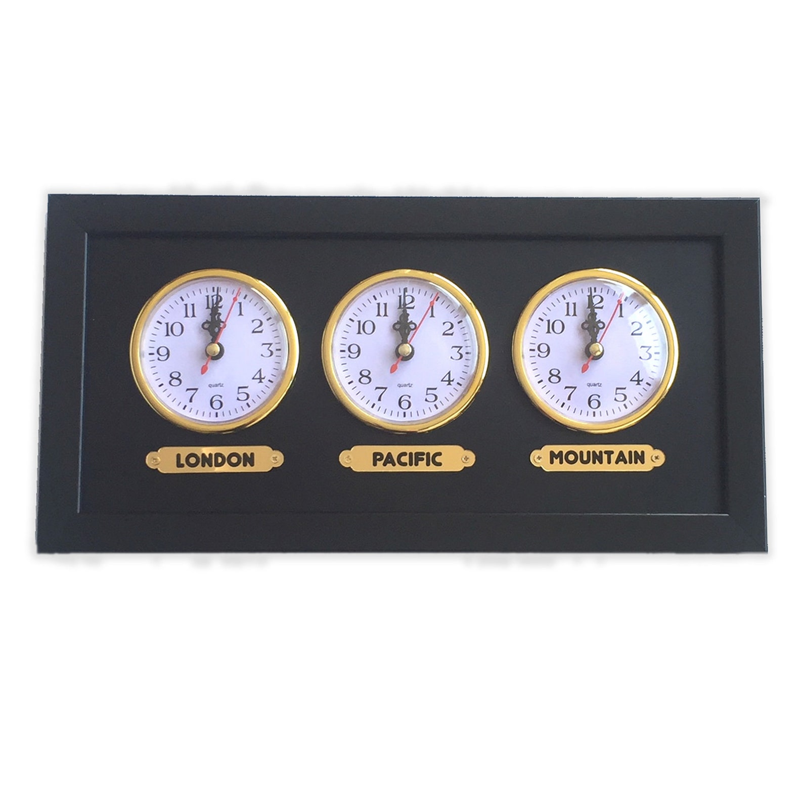 Multi Zone Clock. Custom Time Zone. You Can Print the Name, Region or