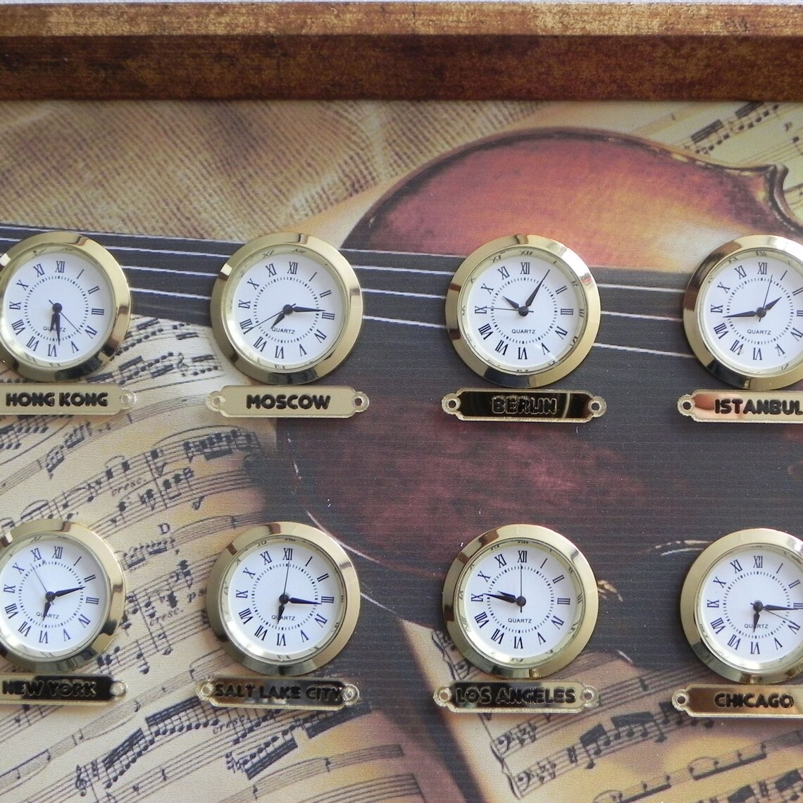 12 zone clocks. Multi zone times. Time Zone Clock. Custom Etsy