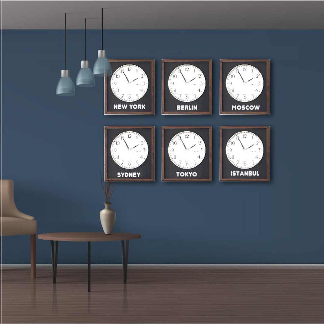 Wie Spät Weltzeituhr New York Weltmetropolen Anpassbare Weltstädte