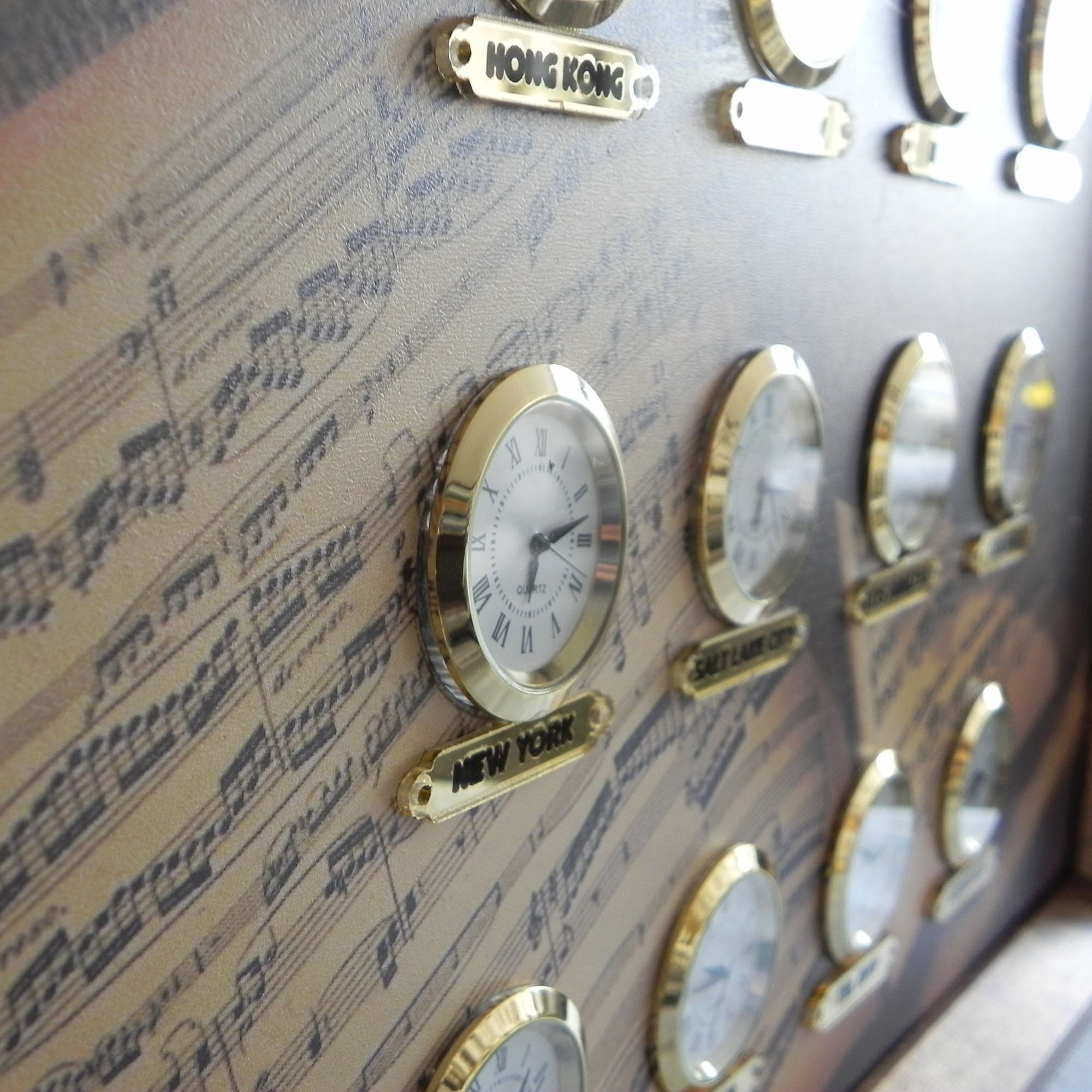 12 zone clocks. Multi zone times. Time Zone Clock. Custom Etsy