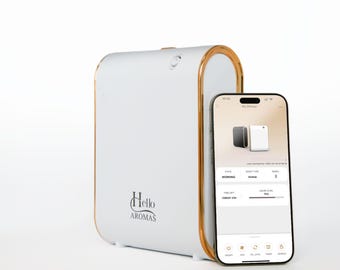Oasis 500 Smart Aroma Diffuser | Manual and Bluetooth App Control | Cold Air Diffuser | Works with Waterless Essential Oils / Fragrances