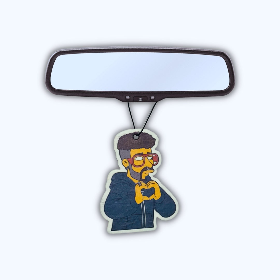 Bad Bunny Car Air Freshener Series bad Bunny Simpsons Cute Gifts for
