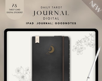 Tarot Journal Digital | Ipad Notizbuch | Goodnotes | Tarot Karten Sticker