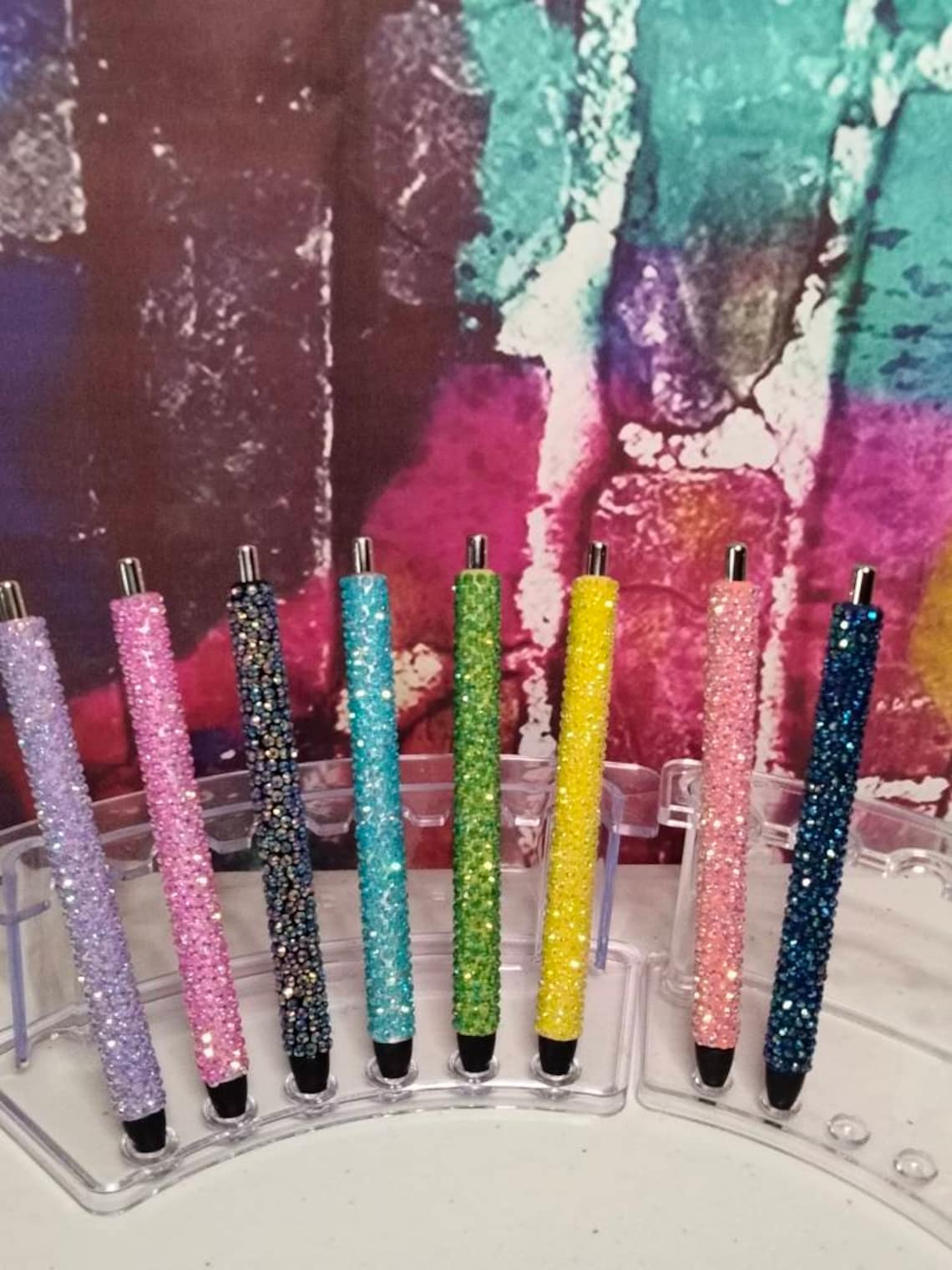 Rhinestone Gel Pens Etsy