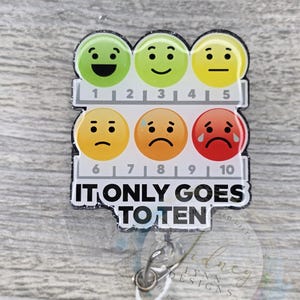 Pain Scale Badge Reel