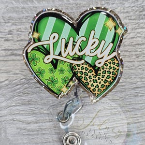 St. Patrick&#39;s Day Lucky Badge Reel
