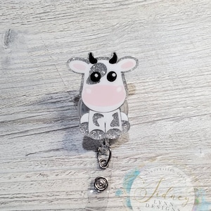 Baby Cow Badge Reel