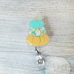 Pumpkin/Fall Inspired Badge Reel